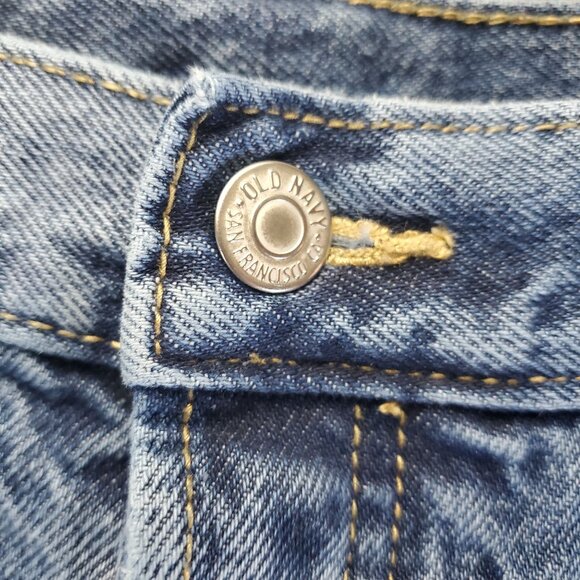 Old Navy Shorts Womens Size 14 Blue Sky-Hi A-Line High-Rise Cutoff Denim Style - Picture 8 of 11